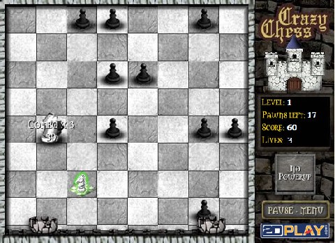 Onlinovka, online hra Crazy chess
