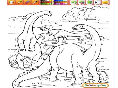 Onlinovka, online hra Dinosauři
