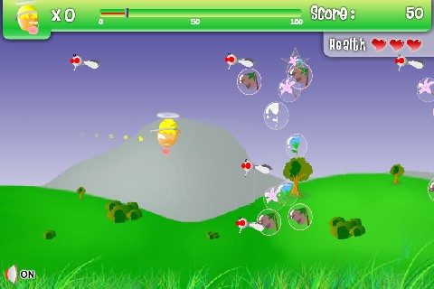 Onlinovka, online hra Létající vajíčko