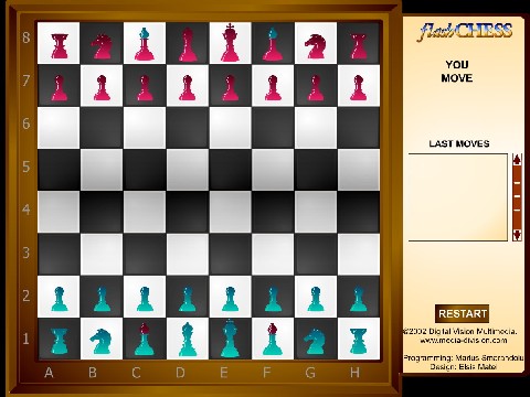 Onlinovka, online hra Šachy