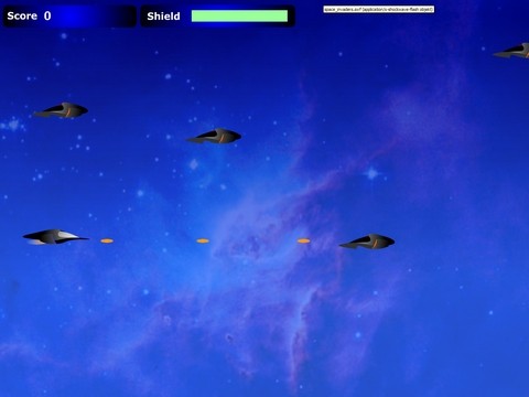 Onlinovka, online hra Space invaders